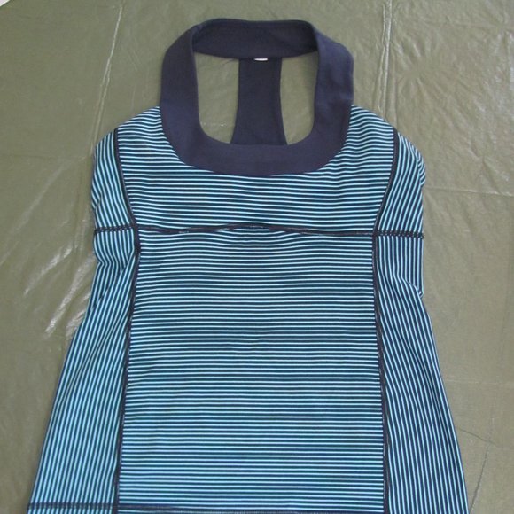 Lululemon Scoop Neck Tank Blue Moon Inkwell 8 10 - Picture 2 of 3